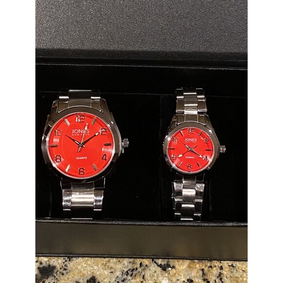 Jones New York Alexander And Anna Matching Watch His And Her Set‎ New In Box - Picture 4 of 8